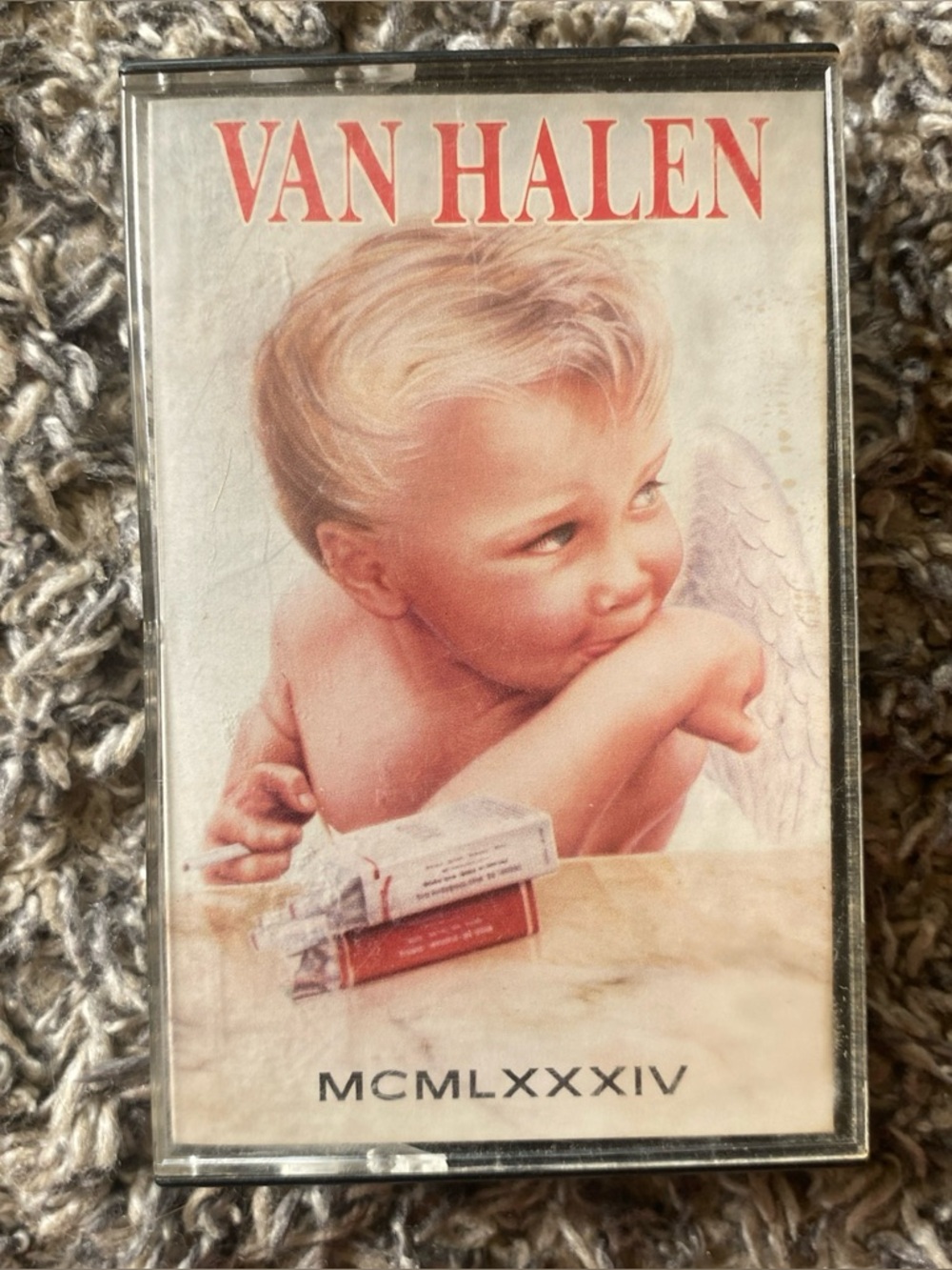Warner Bros. Van Halen Cassette — Cream, Red, White